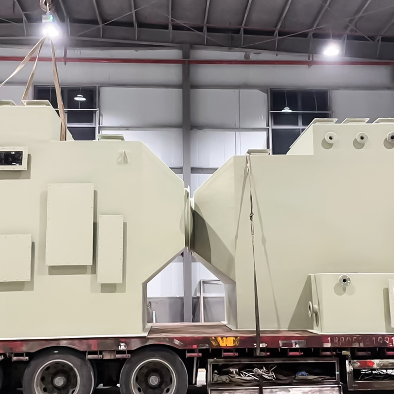 Horizontaler Wäscherturm aus FRP