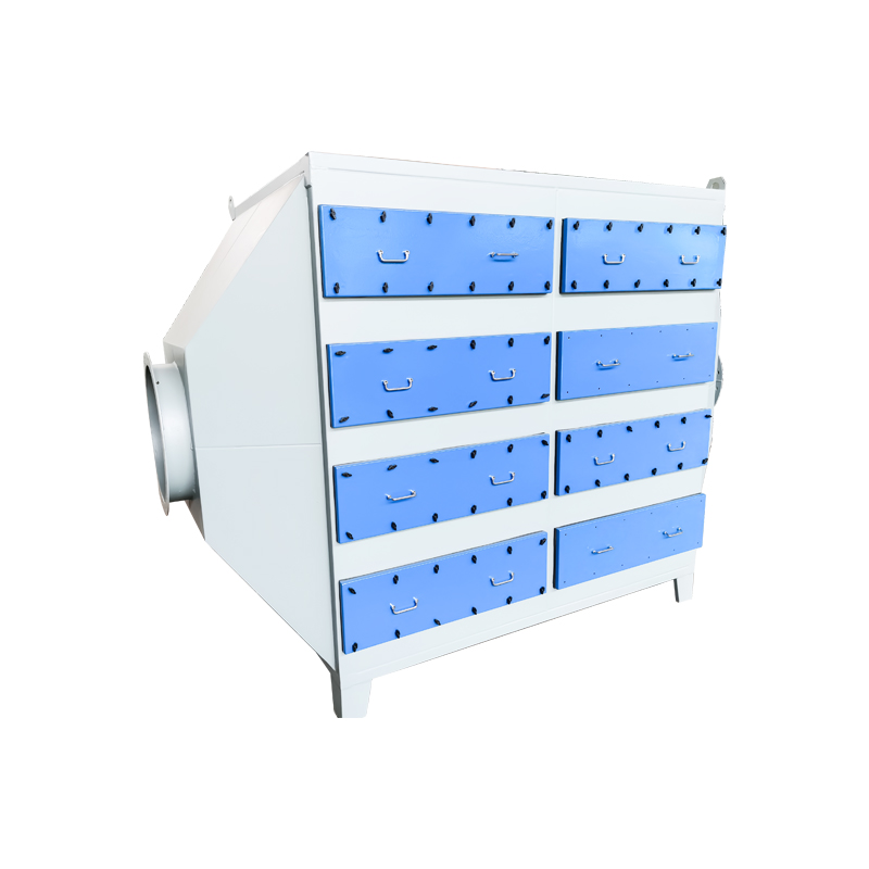 Schubladenartiger Aktivkohlefilter aus Kohlenstoffstahl